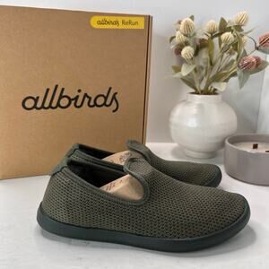 Allbirds Tree Loungers Slip on Walking Shoes Kauri Fiddle Leaf Green Women 6 NWB